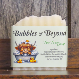 Soap Tea Tree 4 OZ Bar Natural Skincare Tallow | Cooking Tallow | Tallow Balm