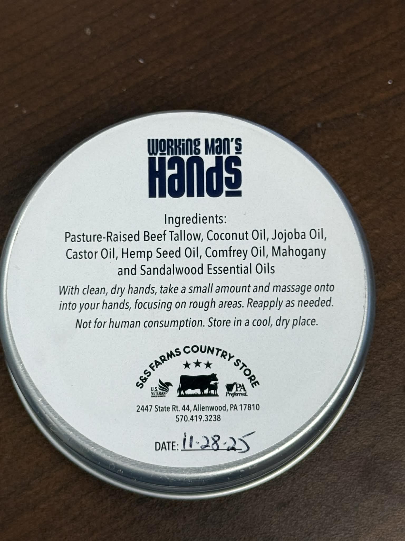 Men’s Hand Lotion 4 OZ - Image 2