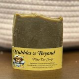 Pine Tar Soap 4 OZ Bar Natural Skincare Tallow | Cooking Tallow | Tallow Balm