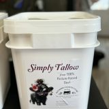 Grass-Fed Cosmetic Grade Beef Tallow – 25 lb Bulk Bucket (Premium Skincare Tallow) Natural Skincare Tallow | Cooking Tallow | Tallow Balm