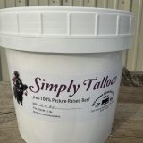 Grass-Fed Skincare Tallow – 8.5 lb Bucket | Cosmetic Grade Beef Tallow Natural Skincare Tallow | Cooking Tallow | Tallow Balm