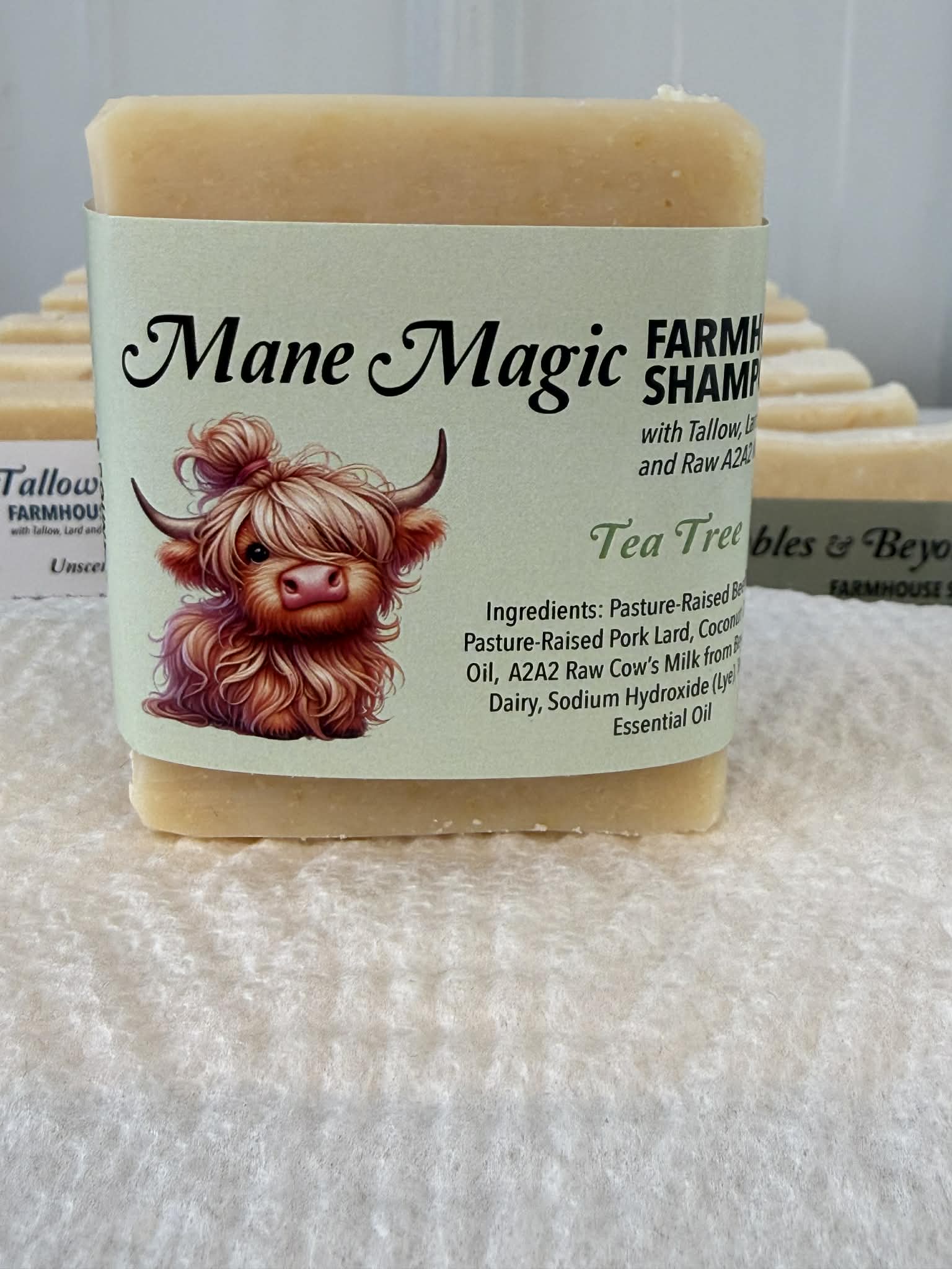 Tallow Farmhouse Human Hair Shampoo – Tea Tree (4 oz)
