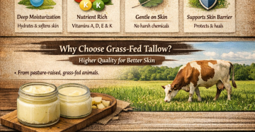 Why Grass-Fed Tallow Is One of the Best Natural Ingredients for Skincare Natural Skincare Tallow | Cooking Tallow | Tallow Balm