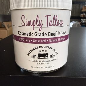 grass-fed beef tallow for skincare 16 oz cosmetic grade moisturizer
