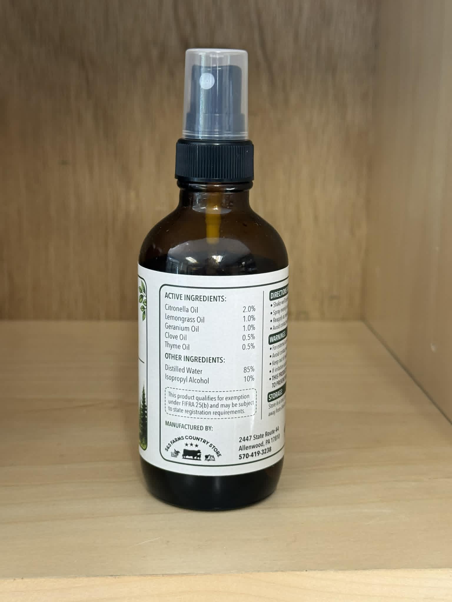Buzz Off™ Natural Outdoor Spray – 4 oz - Image 2